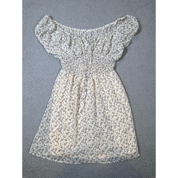 BlueBell Dress Milkmaid Meadow Floral Sheer Women's Medium Coquette Cottagecore - Picture 11 of 12